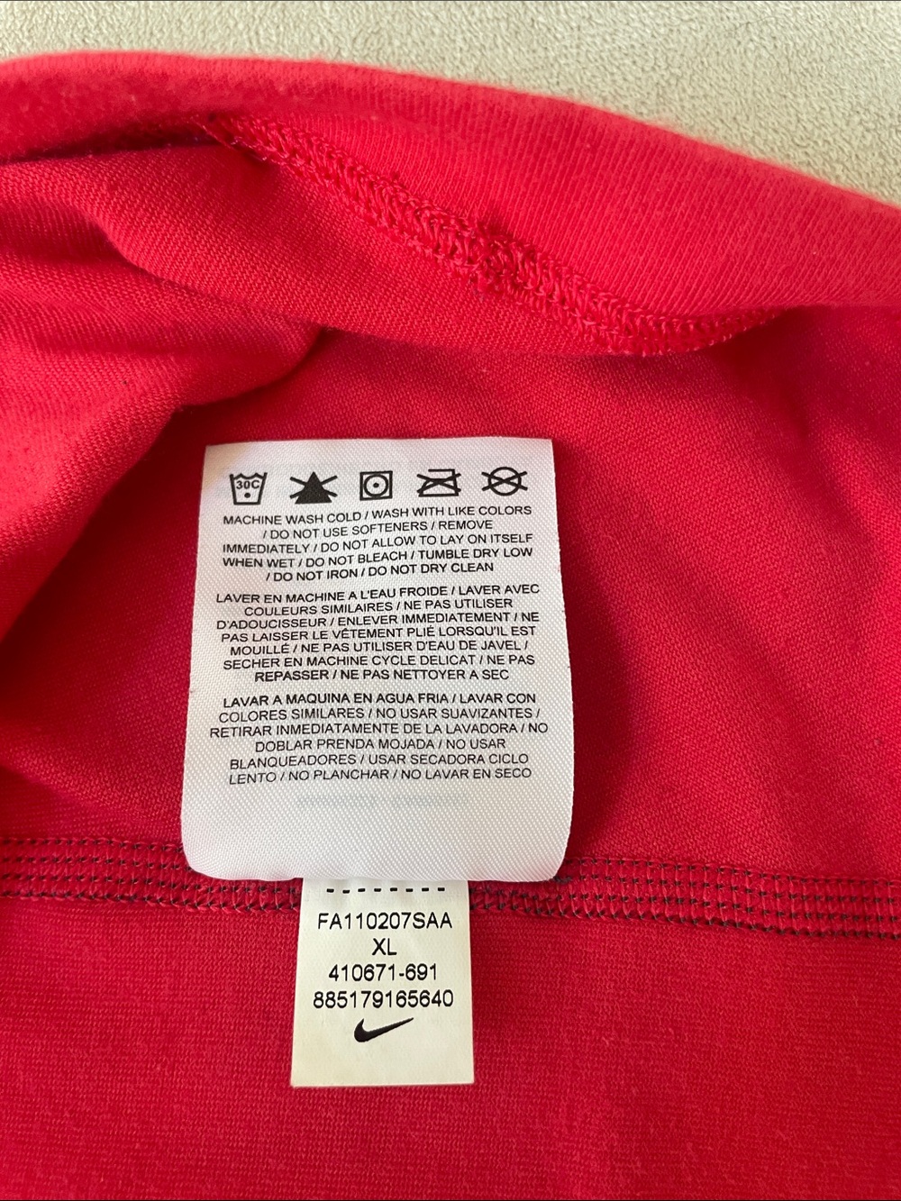 Nike Pink Racerback Tank Top with Black Trim - Picture 5 of 10
